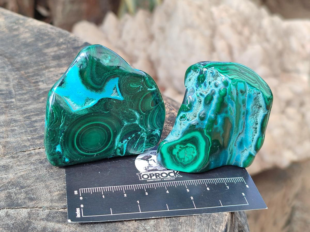 Polished Malacolla Free Forms x 12 From Kulukuluku, Congo - Toprock Gemstones and Minerals 
