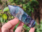 Polished Watermelon Fluorite Double Terminated Crystals x 6 From Uis, Namibia - Toprock Gemstones and Minerals 