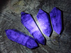 Polished Watermelon Fluorite Double Terminated Crystals x 6 From Uis, Namibia - Toprock Gemstones and Minerals 
