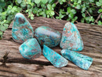 Polished One Side Shattuckite Free Forms x 12 From Kaokoveld, Namibia - Toprock Gemstones and Minerals 