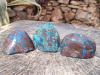 Polished One Side Shattuckite Free Forms x 12 From Kaokoveld, Namibia - Toprock Gemstones and Minerals 
