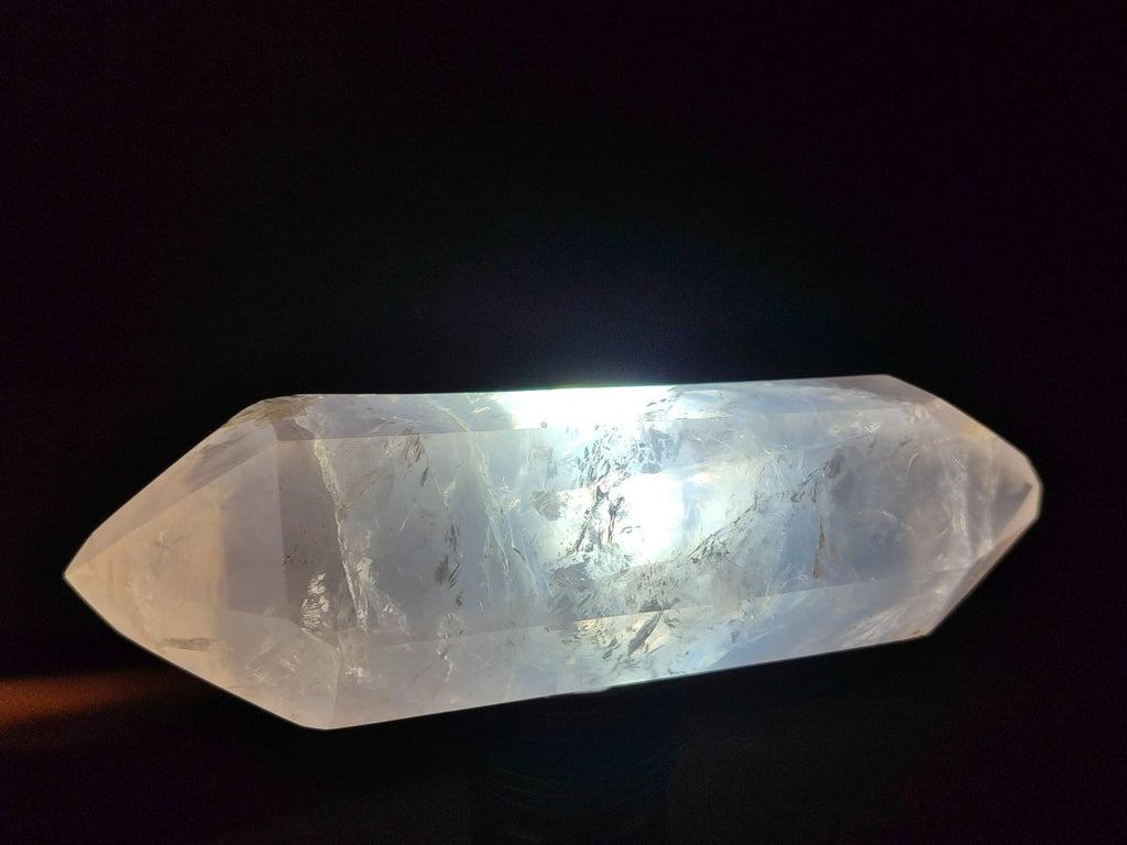 Polished Double Terminated Gemmy Rose Quartz Crystals x 6 From Madagascar - Toprock Gemstones and Minerals 