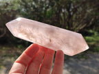 Polished Double Terminated Gemmy Rose Quartz Crystals x 6 From Madagascar - Toprock Gemstones and Minerals 
