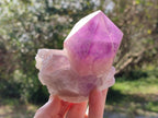 Natural Jacaranda Amethyst Crystals and Clusters x 4 From Mumbwa, Zambia - Toprock Gemstones and Minerals 