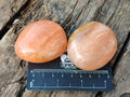 Polished Orange Twist Calcite Galets x 12 From Maevantanana, Madagascar - Toprock Gemstones and Minerals 