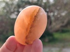 Polished Orange Twist Calcite Galets x 12 From Maevantanana, Madagascar - Toprock Gemstones and Minerals 