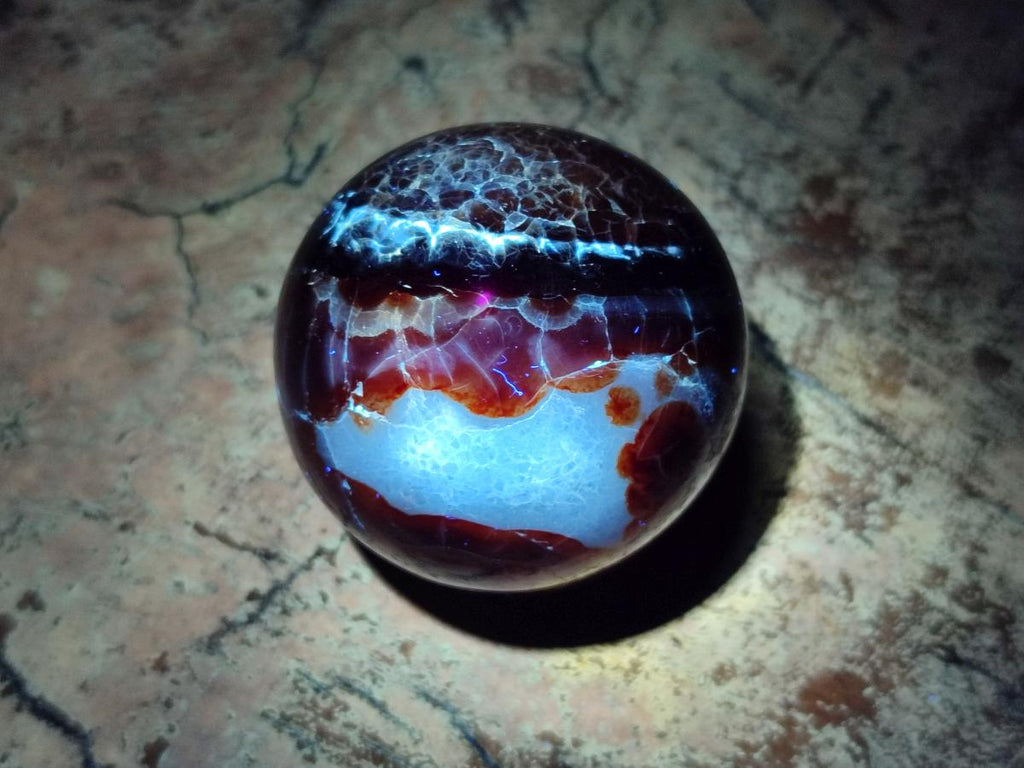 Polished Carnelian Agate Gemstone Spheres x 6 From Madagascar - Toprock Gemstones and Minerals 