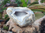 Natural Blue Lace Agate Geode Specimens x 6 From Nsanje, Malawi - Toprock Gemstones and Minerals 