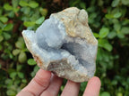 Natural Blue Lace Agate Geode Specimens x 6 From Nsanje, Malawi - Toprock Gemstones and Minerals 