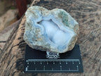 Natural Blue Lace Agate Geode Specimens x 6 From Nsanje, Malawi - Toprock Gemstones and Minerals 