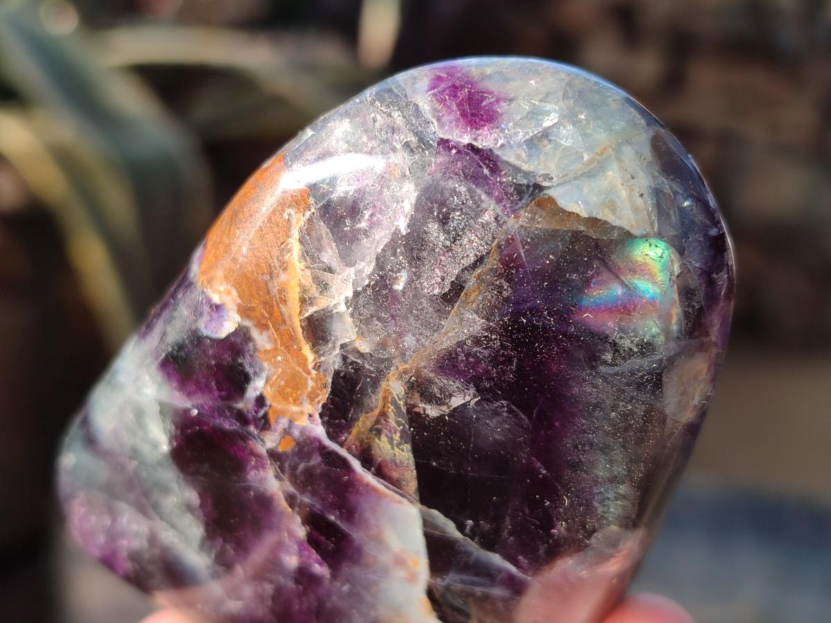 Polished Mix of Watermelon Fluorite Pieces x 12 From Uis, Namibia - Toprock Gemstones and Minerals 