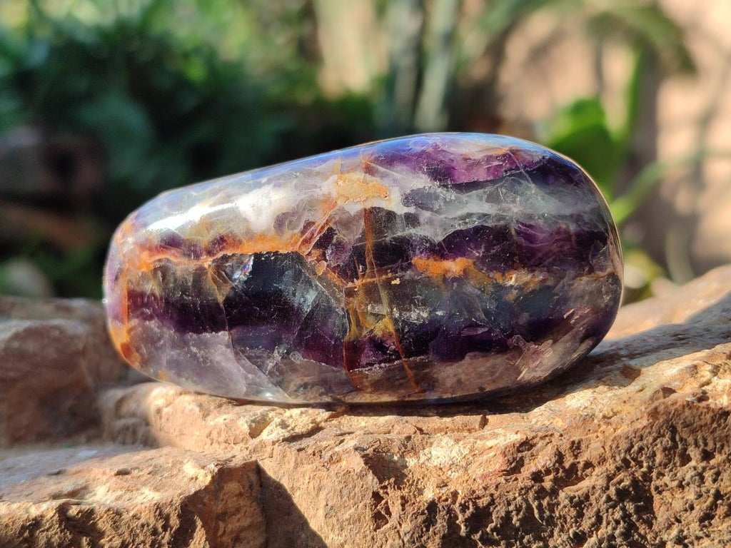 Polished Mix of Watermelon Fluorite Pieces x 12 From Uis, Namibia - Toprock Gemstones and Minerals 