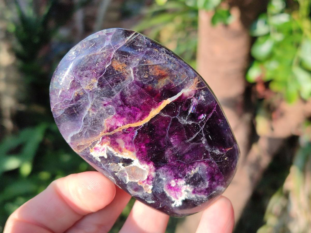 Polished Mix of Watermelon Fluorite Pieces x 12 From Uis, Namibia - Toprock Gemstones and Minerals 