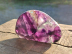 Polished Mix of Watermelon Fluorite Pieces x 12 From Uis, Namibia - Toprock Gemstones and Minerals 