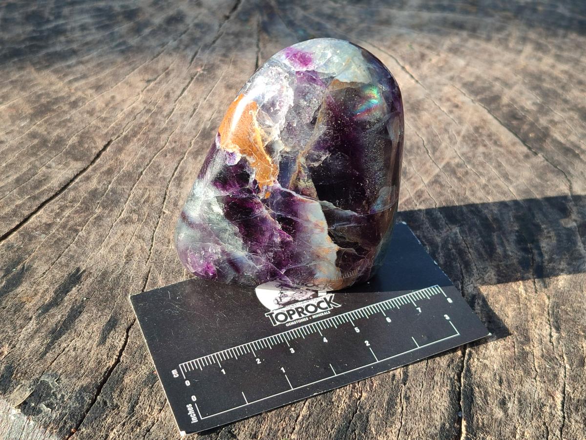 Polished Mix of Watermelon Fluorite Pieces x 12 From Uis, Namibia - Toprock Gemstones and Minerals 