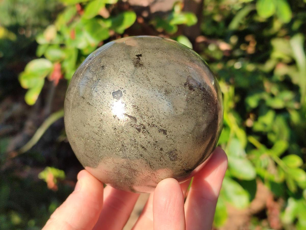 Polished Large Basalt Pharaoh Stone Sphere x 1 From Iron Duke Mine, Zimbabwe - Toprock Gemstones and Minerals 