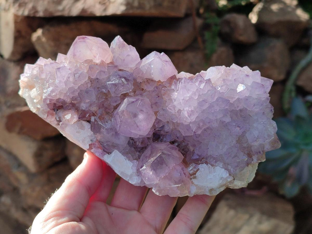 Natural Sunburst Spirit Amethyst Clusters x 2 From Boekenhouthoek, South Africa - Toprock Gemstones and Minerals 