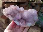 Natural Sunburst Spirit Amethyst Clusters x 2 From Boekenhouthoek, South Africa - Toprock Gemstones and Minerals 
