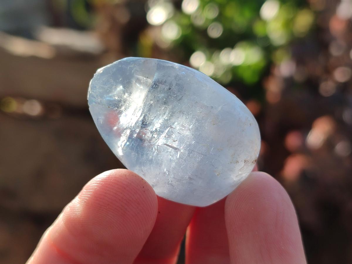 Polished Blue Celestite Free Forms x 35 From Sakoany, Madagascar - Toprock Gemstones and Minerals 
