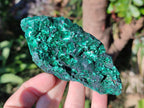 Natural Silky Malachite Specimens x 6 From Kasompe, Congo - Toprock Gemstones and Minerals 