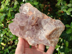 Natural Jacaranda Amethyst Clusters x 3 From Mumbwa, Zambia - Toprock Gemstones and Minerals 