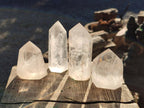 Polished Clear Quartz Display Crystals x 6 From Madagascar - Toprock Gemstones and Minerals 