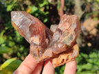 Natural Red Hematoid Quartz Crystals and Clusters x 6 From Karoi, Zimbabwe - Toprock Gemstones and Minerals 