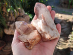 Natural Red Hematoid Quartz Crystals and Clusters x 6 From Karoi, Zimbabwe - Toprock Gemstones and Minerals 