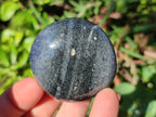 Polished Lazulite Galets x 24 From Madagascar - Toprock Gemstones and Minerals 