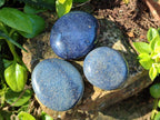 Polished Lazulite Galets x 24 From Madagascar - Toprock Gemstones and Minerals 