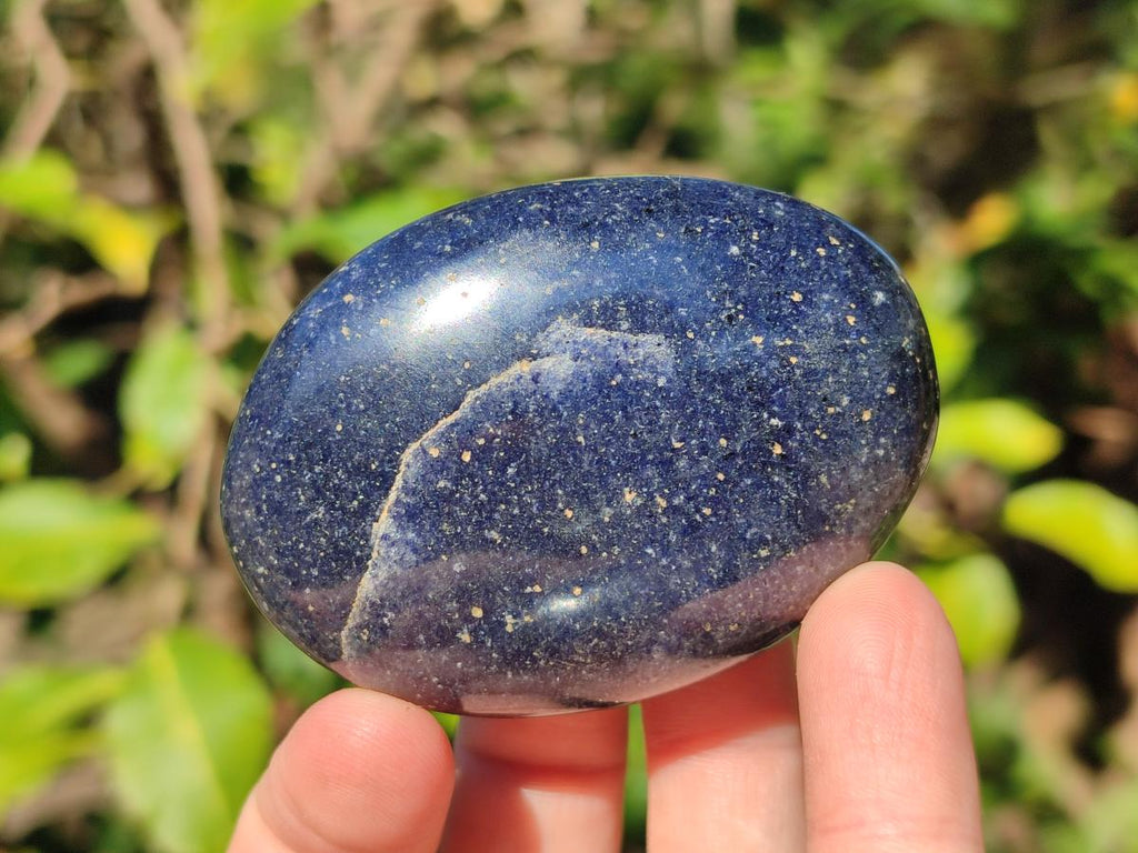 Polished Lazulite Galets x 24 From Madagascar - Toprock Gemstones and Minerals 