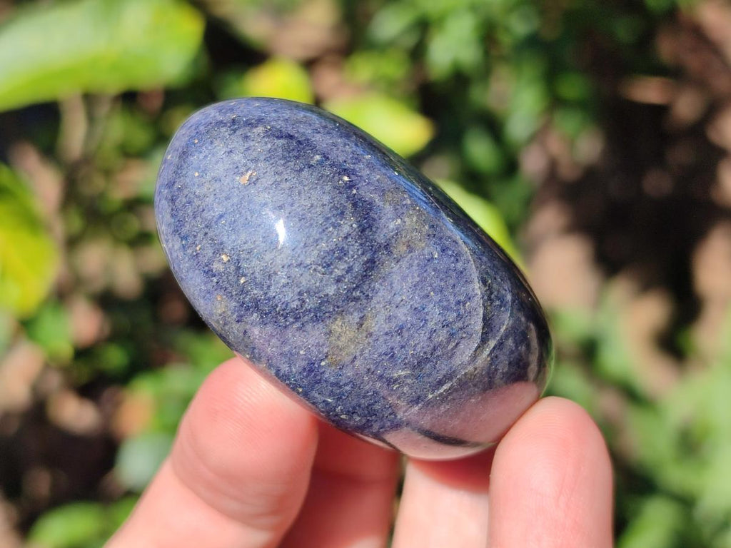 Polished Lazulite Galets x 24 From Madagascar - Toprock Gemstones and Minerals 