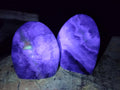 Polished Watermelon Fluorite Standing Display Pieces x 6 From Uis, Namibia - Toprock Gemstones and Minerals 