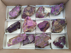 Natural Metallic Cobbed Purpurite Specimens x 12 From Erongo, Namibia - Toprock Gemstones and Minerals 
