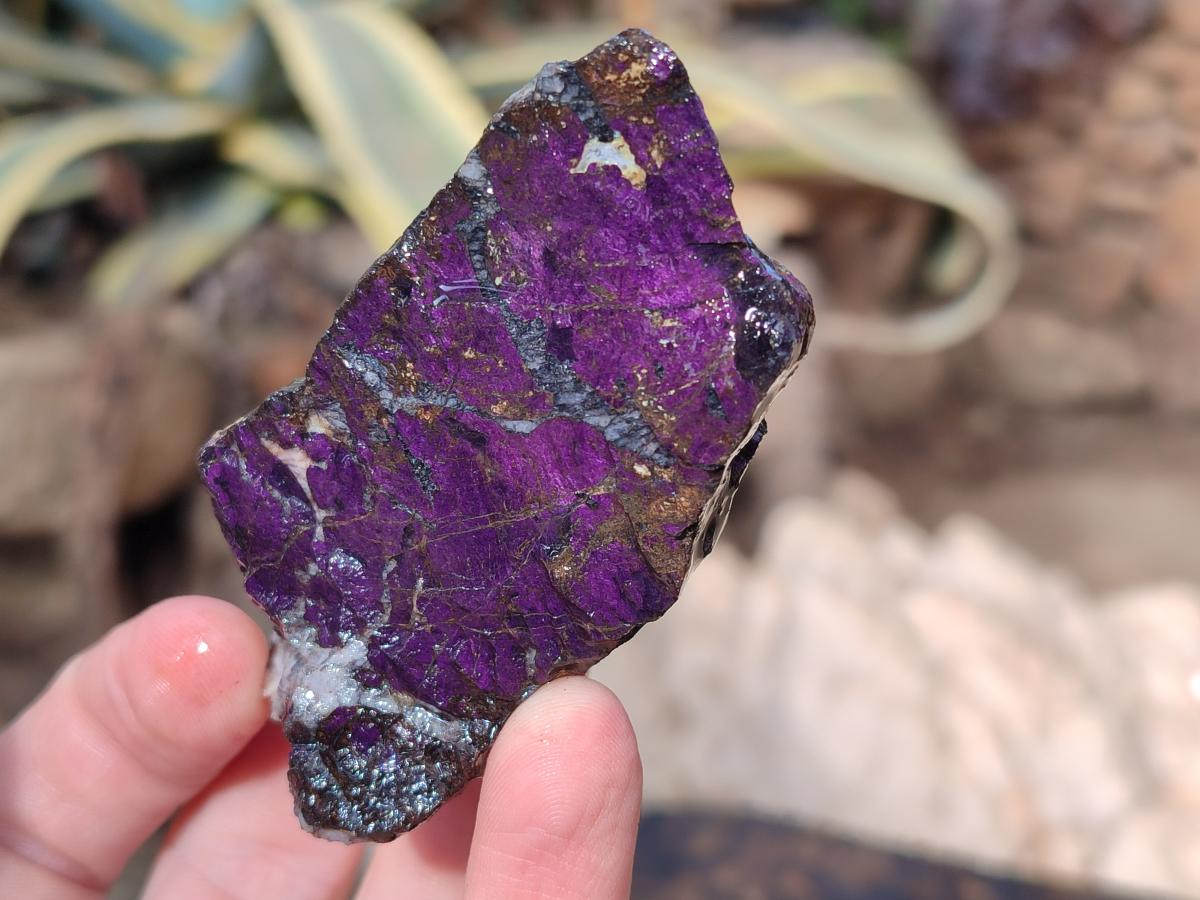 Natural Metallic Cobbed Purpurite Specimens x 12 From Erongo, Namibia - Toprock Gemstones and Minerals 