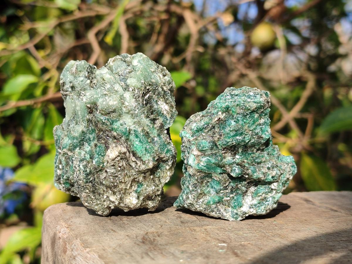 Natural Emerald Mica 'Mutokolite' Cobbed Specimens x 20 From Mutoko, Zimbabwe - Toprock Gemstones and Minerals 