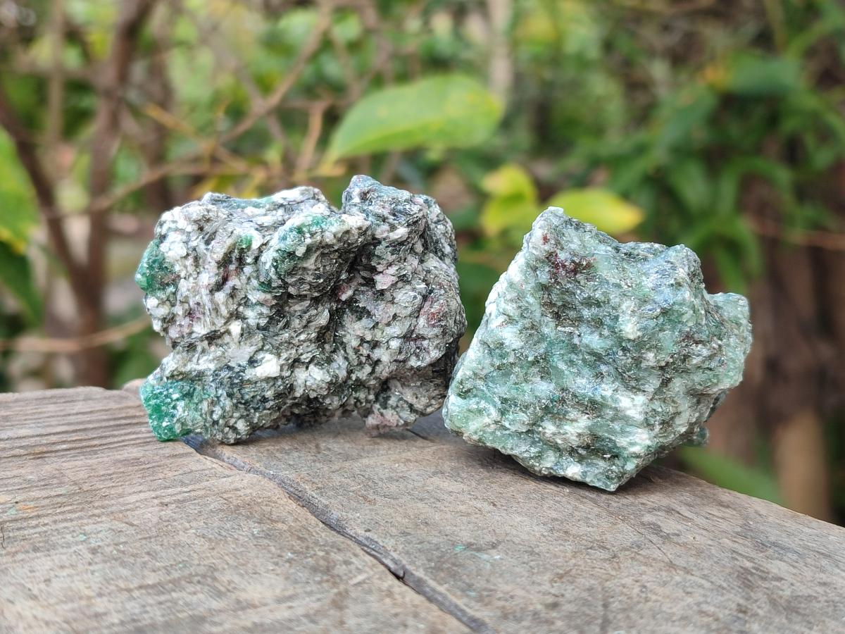 Natural Emerald Mica 'Mutokolite' Cobbed Specimens x 20 From Mutoko, Zimbabwe - Toprock Gemstones and Minerals 