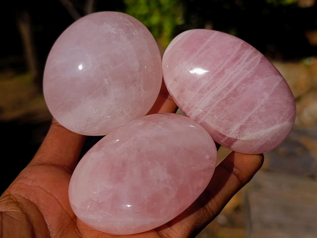 Polished Mixed Multi Mineral Galets x 12 From Madagascar - Toprock Gemstones and Minerals 