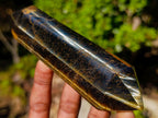 Polished Large Double Terminated Golden Tigers Eye Crystals x 6 From Prieska, South Africa - Toprock Gemstones and Minerals 