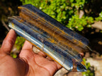 Polished Large Double Terminated Golden Tigers Eye Crystals x 6 From Prieska, South Africa - Toprock Gemstones and Minerals 