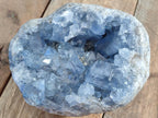 Natural Large Blue Celestite Geode Specimen x 1 From Sakoany, Madagascar - Toprock Gemstones and Minerals 