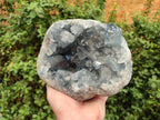 Natural Large Blue Celestite Geode Specimen x 1 From Sakoany, Madagascar - Toprock Gemstones and Minerals 