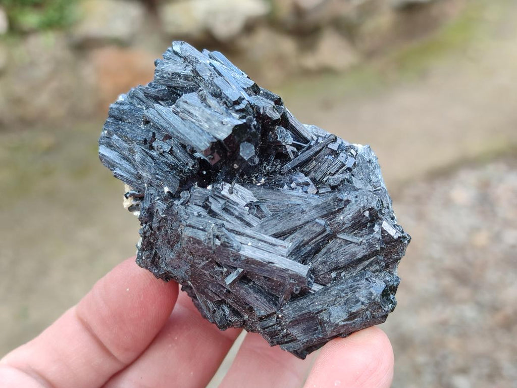 Natural Schorl Black Tourmaline Specimens with Muscovite Mica and Orthoclase x 12 From Erongo, Namibia