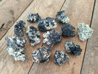 Natural Schorl Black Tourmaline Specimens with Muscovite Mica and Orthoclase x 12 From Erongo, Namibia