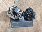 Natural Schorl Black Tourmaline Specimens with Muscovite Mica and Orthoclase x 12 From Erongo, Namibia