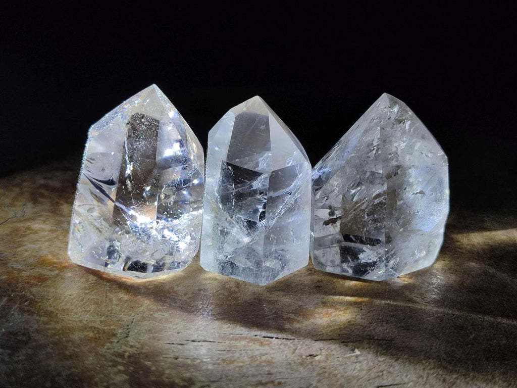 Polished Clear Quartz Crystals x 20 From Madagascar - Toprock Gemstones and Minerals 