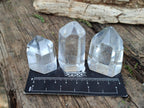 Polished Clear Quartz Crystals x 20 From Madagascar - Toprock Gemstones and Minerals 