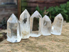 Polished Clear Quartz Crystals x 20 From Madagascar - Toprock Gemstones and Minerals 