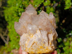 Natural Cascading White Phantom Smokey Luena Quartz Clusters x 3 From Luena, Congo - Toprock Gemstones and Minerals 