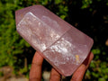 Polished Gemmy Rose Quartz Display Crystals x 4 From Madagascar